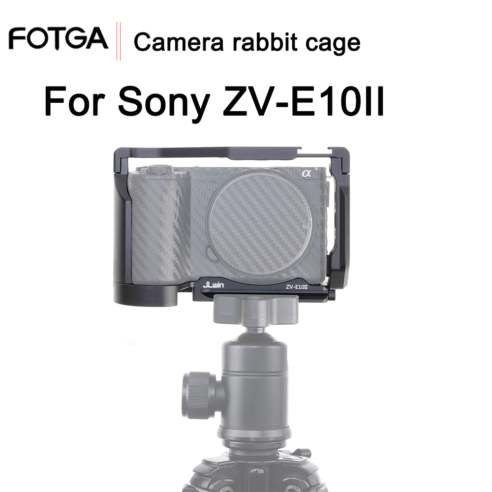 Sony Camera Zv-E10 - Ftga zv-e10 iiカメラケージ、木製ハンドル、トップグリップ、クイックリリースプレートキット、Sony zv-e10 iiカメラ用