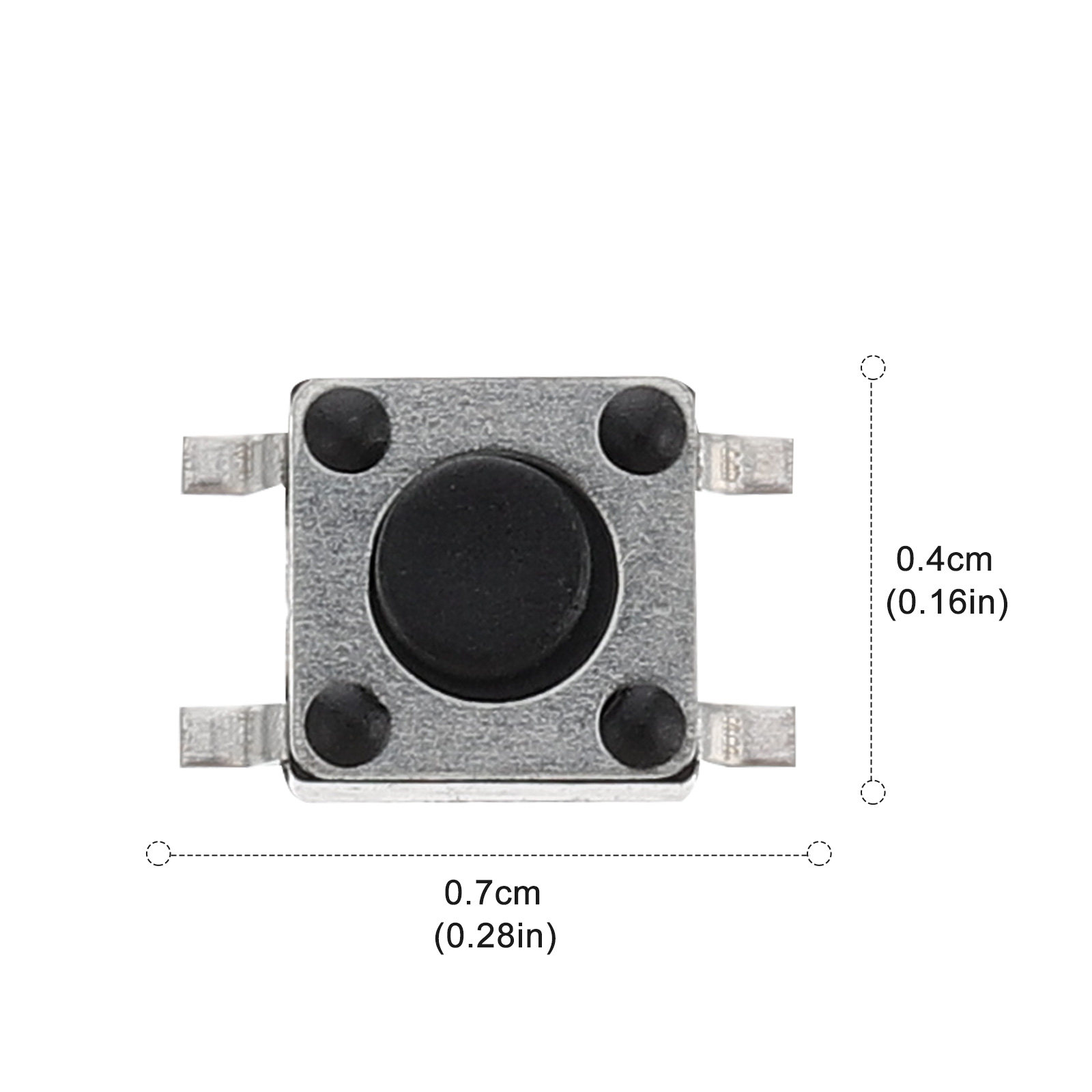 電子工作や回路基板の修理に使える、100個入りのタクタイル式 - Electronics Repair In Usa のレビューと価格