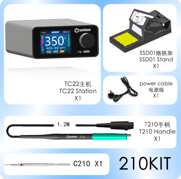 TC22 240W はんだごてステーションキット。SDC02 - Electronics Repair In Usa のレビューと価格